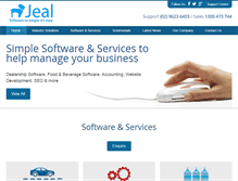 Tablet Screenshot of jeal.com.au